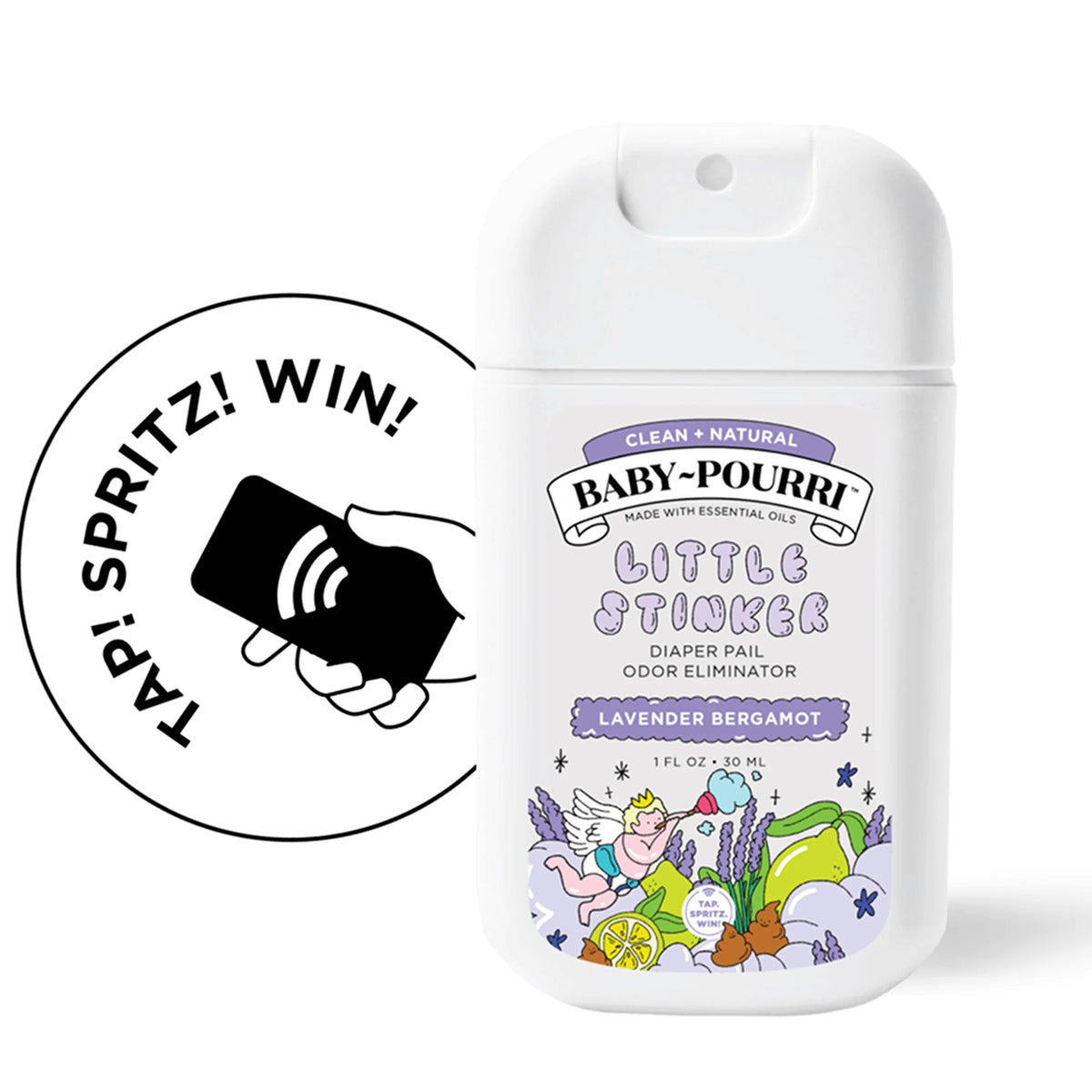 Little Stinker Diaper Pail Odor Freshener Pocket Sprayer